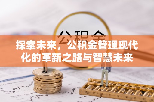 自流井探索未来，公积金管理现代化的革新之路与智慧未来