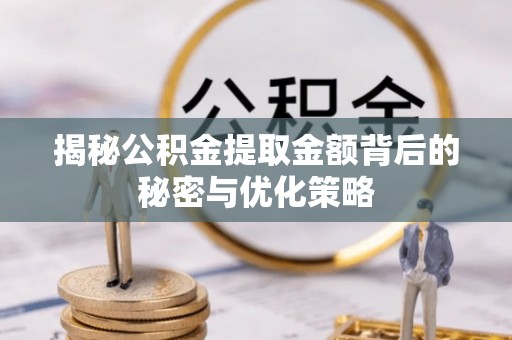 自流井揭秘公积金提取金额背后的秘密与优化策略