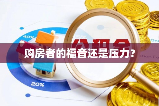 自流井购房者的福音还是压力？