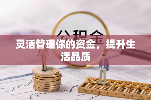 自流井灵活管理你的资金，提升生活品质