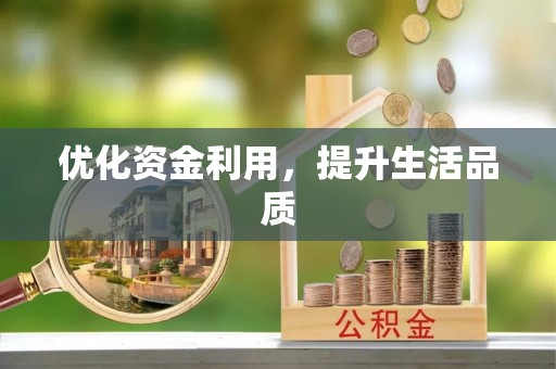 自流井优化资金利用，提升生活品质