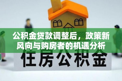 自流井公积金贷款调整后，政策新风向与购房者的机遇分析