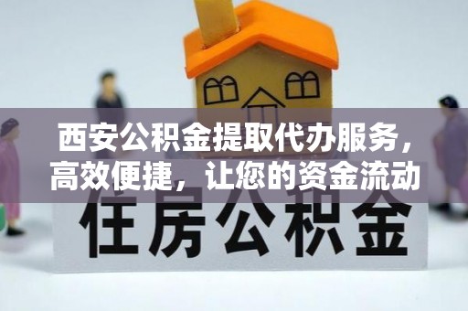 自流井西安公积金提取代办服务，高效便捷，让您的资金流动更灵活