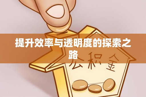 自流井提升效率与透明度的探索之路