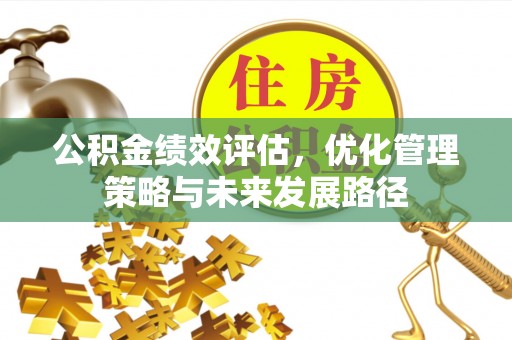自流井公积金绩效评估，优化管理策略与未来发展路径
