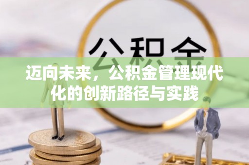 自流井迈向未来，公积金管理现代化的创新路径与实践