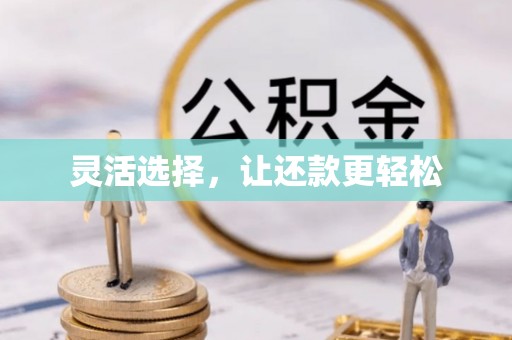 自流井灵活选择，让还款更轻松