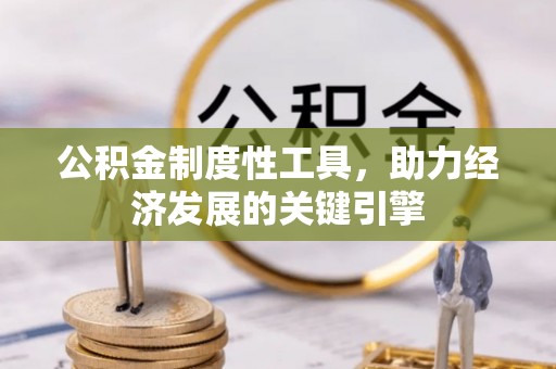 自流井公积金制度性工具，助力经济发展的关键引擎