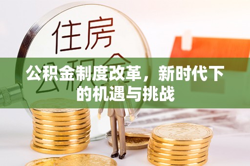 自流井公积金制度改革，新时代下的机遇与挑战
