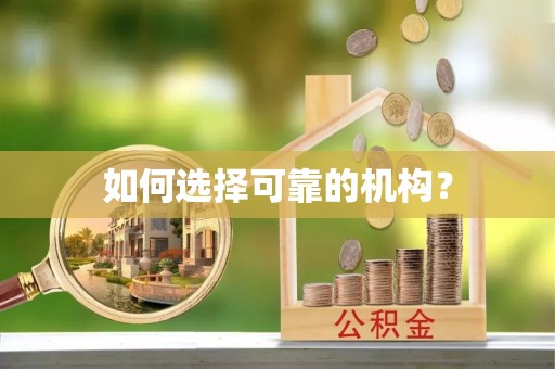 自流井如何选择可靠的机构？
