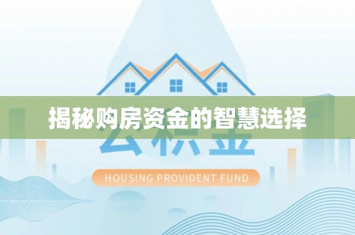 自流井揭秘购房资金的智慧选择