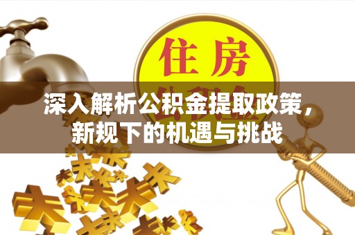 自流井深入解析公积金提取政策，新规下的机遇与挑战