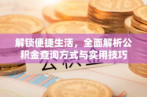 自流井解锁便捷生活，全面解析公积金查询方式与实用技巧