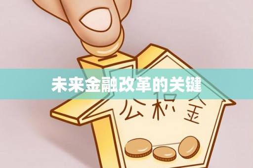 自流井未来金融改革的关键