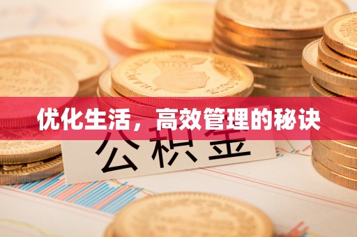 自流井优化生活，高效管理的秘诀