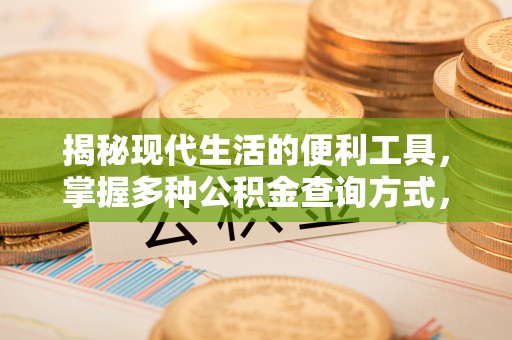 自流井揭秘现代生活的便利工具，掌握多种公积金查询方式，让财富管理更轻松