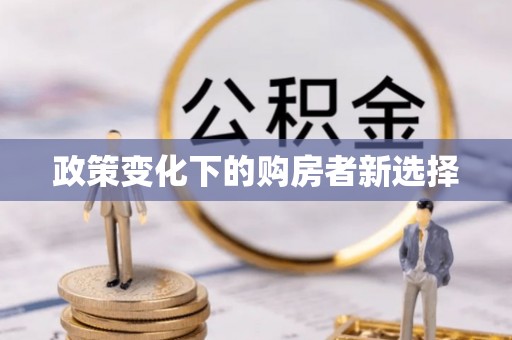 自流井政策变化下的购房者新选择