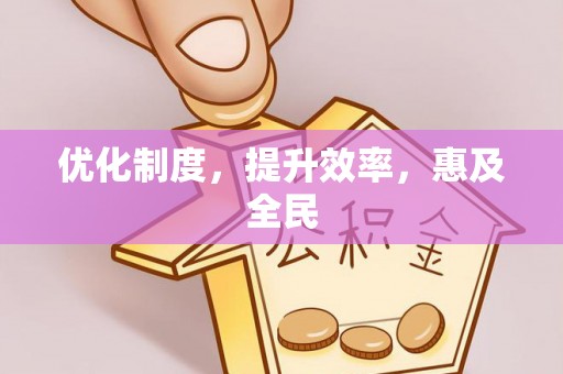 自流井优化制度，提升效率，惠及全民